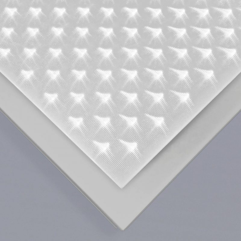 LED-Leuchte Quattro-Line für Einlegekassetten mit Mikro-Prismen-Abdeckung IP65Plus