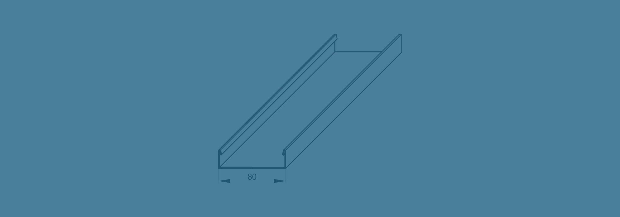 Ударопрочная сталь — панель для спортзалов DW 80/20