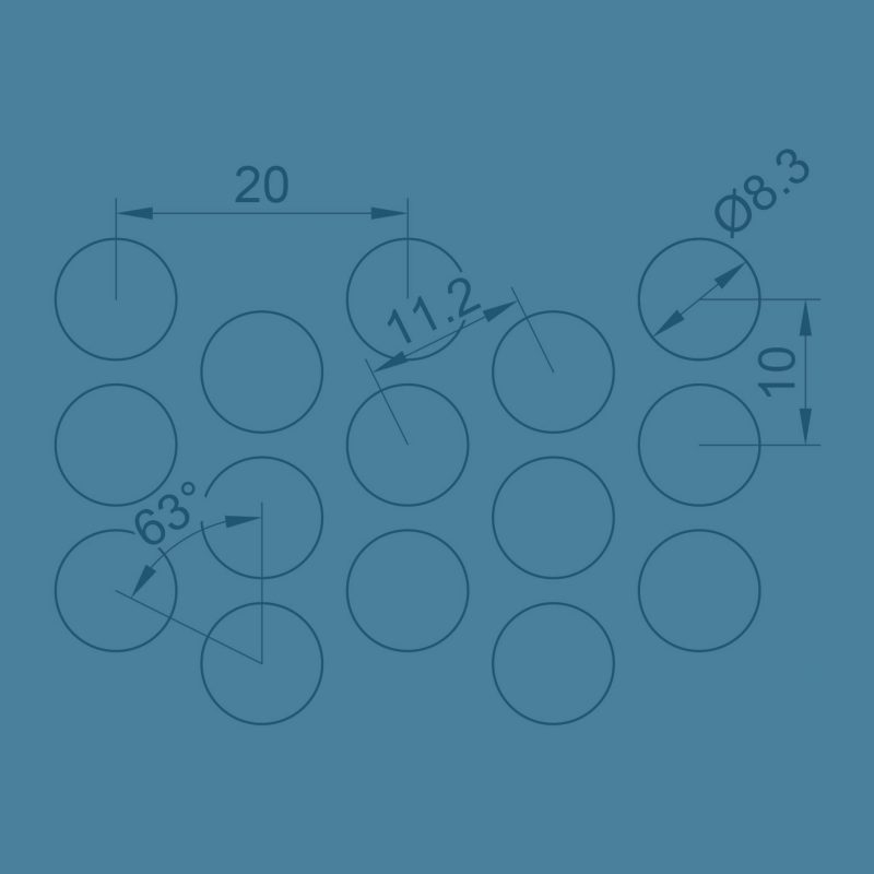 Lochbild Rv 8,30 – 11,20